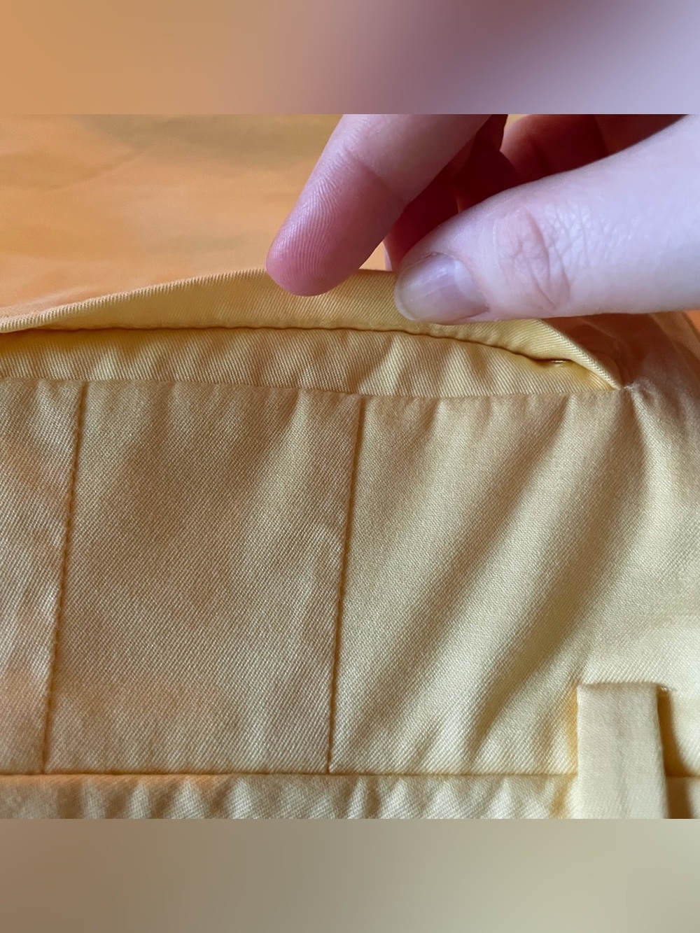 Talbots Light Yellow ‘Perfect’ Cotton Chino Shorts Size 18 - NWOT - Picture 7 of 10